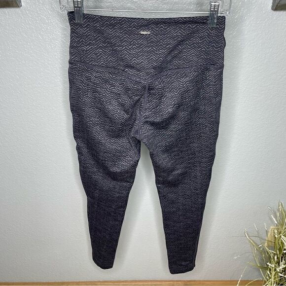 Mondetta Performance + Luxury Blue Silver Herringbone Leggings Size Small - Picture 3 of 11